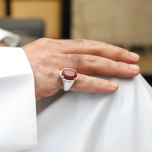 خاتم تفصيل حجر جاسبر