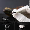 خاتم جاهز حجر الصدف فضة 925 بطابع أنيق | طاد خاتم جاهز حجر الصدف فضة 925 بطابع أنيق | طاد