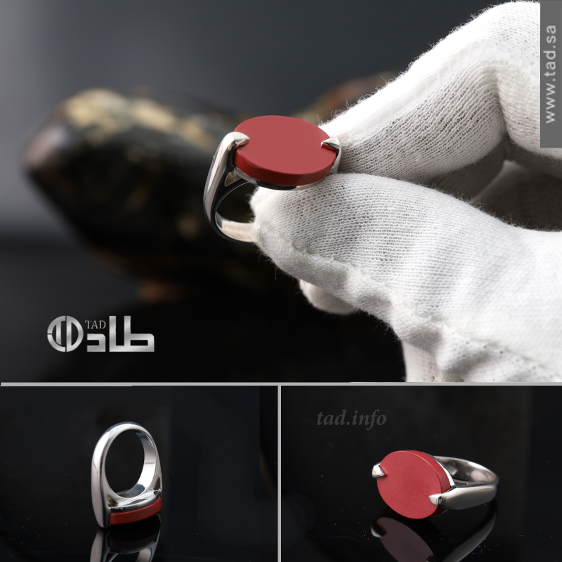 خاتم ملكي حجر السينابار | طاد خاتم ملكي حجر السينابار | طاد