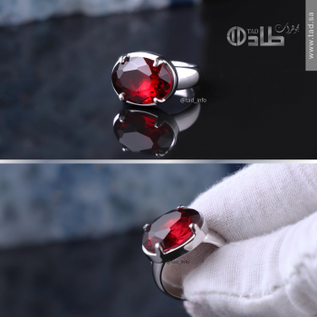 خاتم تفصيل سانثاتيك أحمر | طاد