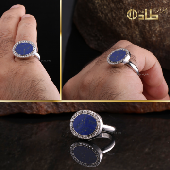 خاتم تفصيل لابيز مع زركون فضة 925 | طاد خاتم تفصيل لابيز مع زركون فضة 925 | طاد