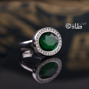 خاتم تفصيل سانثاتيك أخضر | طاد