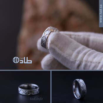 دبلة فضة 925 رجالية | طاد