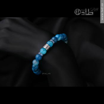 سوارة عقيق طبيعي نسائية راقية فضة 925 | طاد