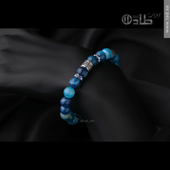 سوارة عقيق طبيعي نسائية أنيقة فضة 925 | طاد
