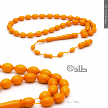 سبحة بكلايت أنيقة مع تمليكة 33 حبة قصة بيضاوي 8 مم | طاد سبحة بكلايت أنيقة مع تمليكة 33 حبة قصة بيضاوي 8 مم | طاد