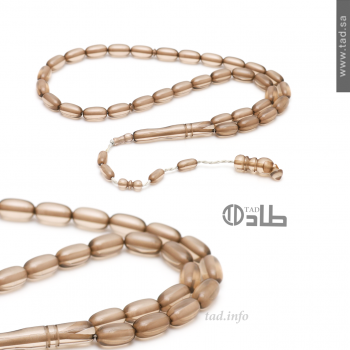 سبحة بكلايت أنيقة مع تمليكة 33 حبة قصة برميلي 8×12 مم | طاد سبحة بكلايت أنيقة مع تمليكة 33 حبة قصة برميلي 8×12 مم | طاد