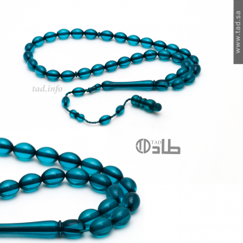 سبحة بكلايت أنيقة مع تمليكة 33 حبة بيضاوي 8×12 مم | طاد سبحة بكلايت أنيقة مع تمليكة 33 حبة بيضاوي 8×12 مم | طاد