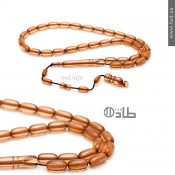 سبحة بكلايت أنيقة مع تمليكة 33 حبة قصة برميلي 8×12 مم | طاد سبحة بكلايت أنيقة مع تمليكة 33 حبة قصة برميلي 8×12 مم | طاد