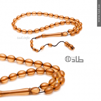 سبحة بكلايت أنيقة مع تمليكة 33 حبة بيضاوي 8×12 مم | طاد سبحة بكلايت أنيقة مع تمليكة 33 حبة بيضاوي 8×12 مم | طاد