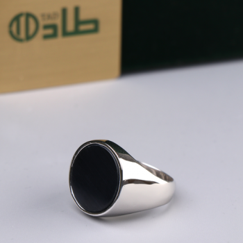 خاتم جاهز حجر عين الهر فضة 925 | طاد
