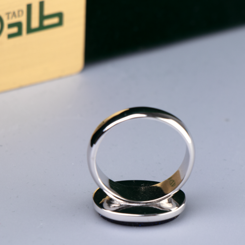 خاتم جاهز حجر النجوم فضة 925 بطابع راقٍ | طاد خاتم جاهز حجر النجوم فضة 925 بطابع راقٍ | طاد