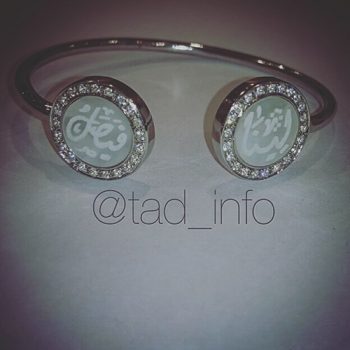 سوارة تفصيل فضة 925 بتصميم خاص | طاد