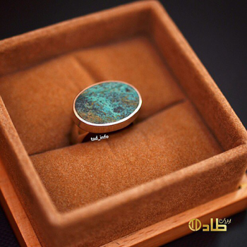 خاتم ملكي كريز كولا تفصيل رجالي فضة 925 طاد