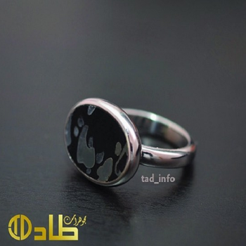 خاتم ملكي فضة 925 بحجر الجاد فاخر | مجوهرات طاد