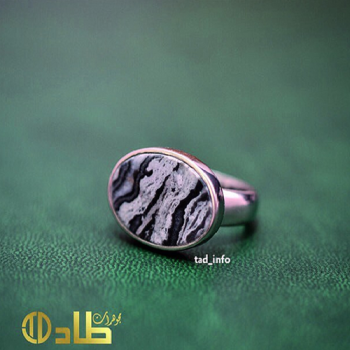 خاتم ملكي تفصيل بحجر العقيق من طاد