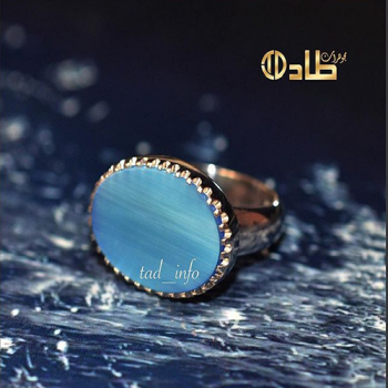 خاتم ملكي عين الهر تفصيل رجالي فضة 925 طاد