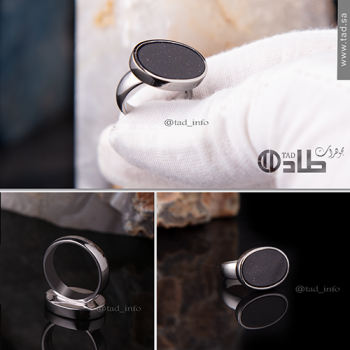 خاتم تفصيل حجر النجوم فضة 925 | طاد خاتم تفصيل حجر النجوم فضة 925 | طاد