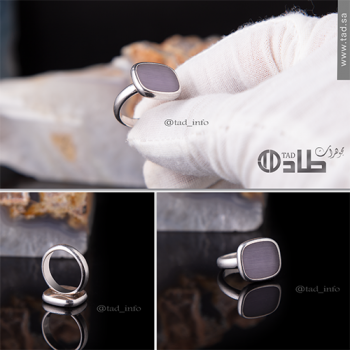 خاتم تفصيل عين الهر فضة 925 | طاد خاتم تفصيل عين الهر فضة 925 | طاد