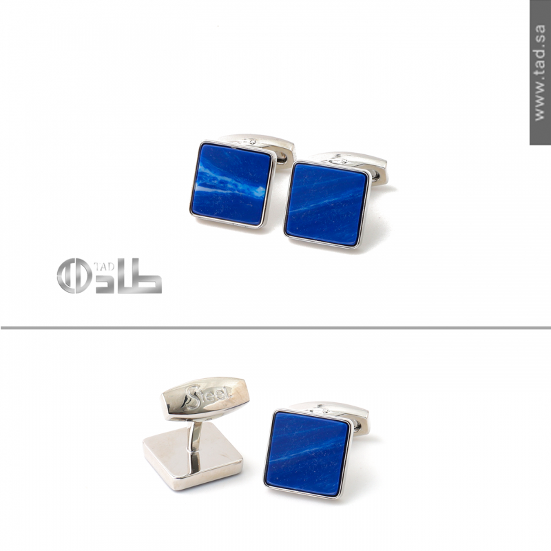 كبك ماركة ستيل مطلي بالروديوم