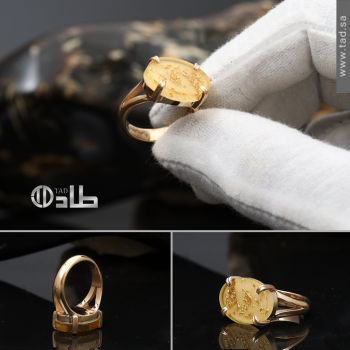 خاتم ملكي حجر ريسن رجالي فاخر تفصيل خاص | طاد خاتم ملكي حجر ريسن رجالي فاخر تفصيل خاص | طاد