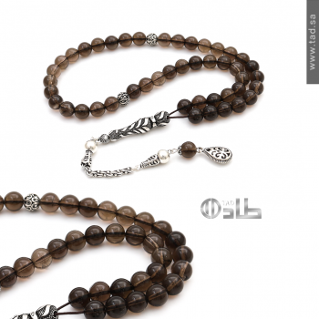 سبحة توباز طبيعي 45 حبة فضة 925 – تصميم دائري فاخر | مجوهرات طاد سبحة توباز طبيعي 45 حبة فضة 925 – تصميم دائري فاخر | مجوهرات طاد