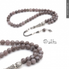 سبحة جاد طبيعي 45 حبة مع فضة 925 – حجم 8 مم