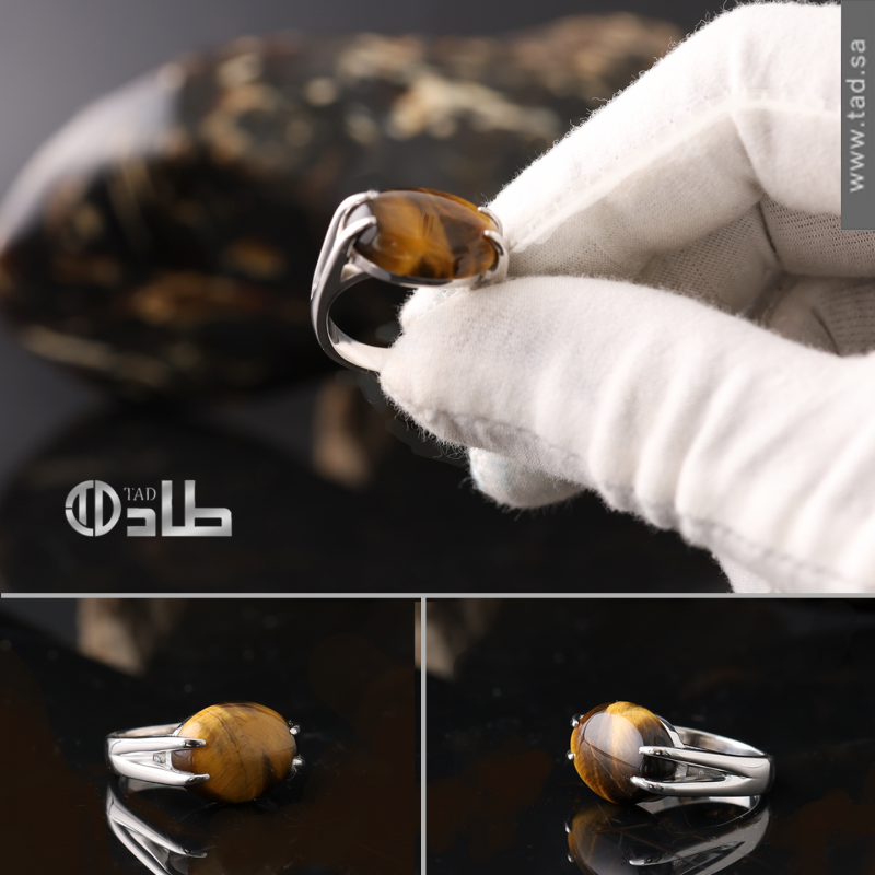 خاتم ملكي حجر عين النمر | طاد خاتم ملكي حجر عين النمر | طاد