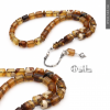 سبحة كهرمان سومطري مع إكسسوارات فضة 925 33 حبة قصة اسطواني 11×9 مم | طاد سبحة كهرمان سومطري مع إكسسوارات فضة 925 33 حبة قصة اسطواني 11×9 مم | طاد