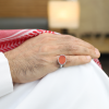 خاتم تفصيل عقيق طبيعي فضة 925 – تصميم ملكي فاخر | طاد خاتم تفصيل عقيق طبيعي فضة 925 – تصميم ملكي فاخر | طاد
