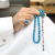 خاتم تفصيل أباتايت مع سبحة أباتايت نادر عرض خاص فضة 925 | طاد
