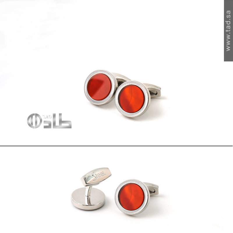 كبك ماركة ستيل مطلي بالروديوم